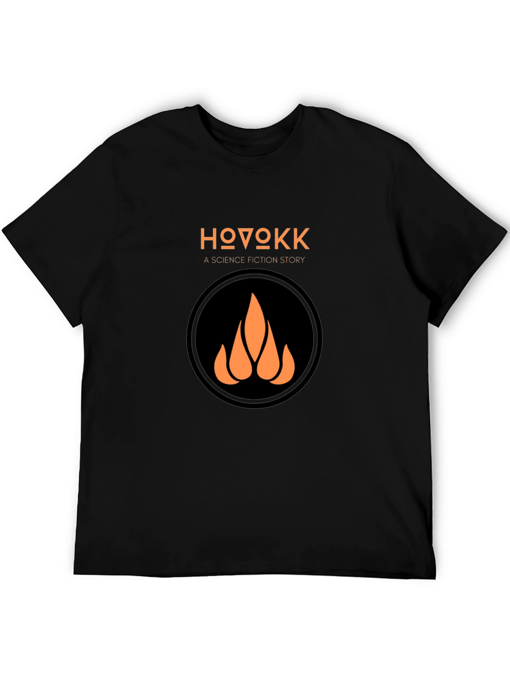 HOVOKK Science Fiction Story Black T-Shirt