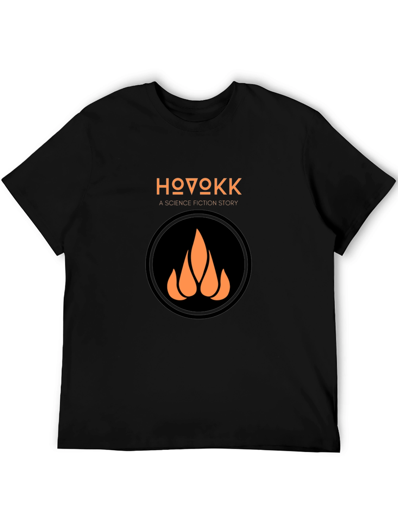 HOVOKK Science Fiction Story Black T-Shirt