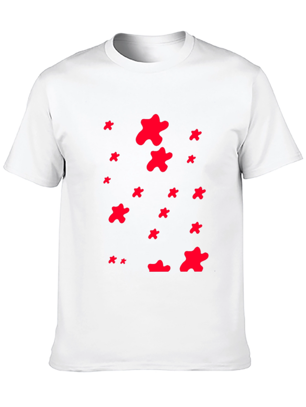 Abstract Print Crew Neck T-Shirt