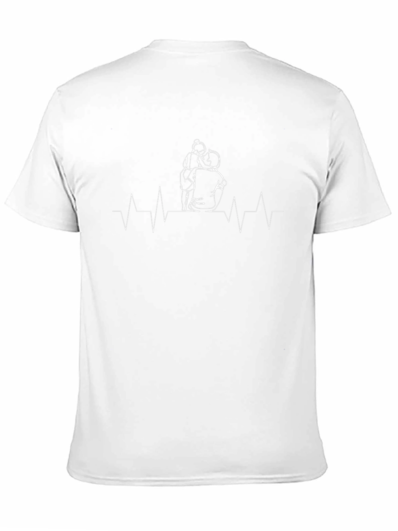Heartbeat Hug Graphic Tee - Father & Child Love
