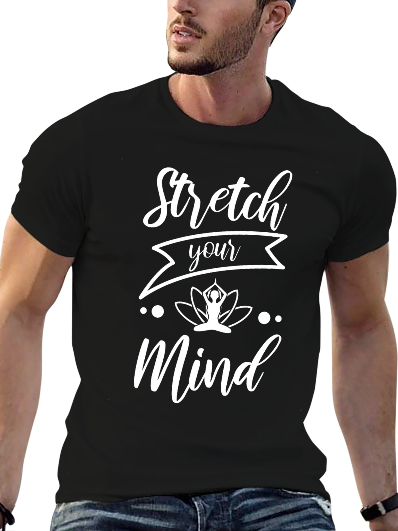 Stretch Your Mind T-Shirt - Yoga Meditation Tee