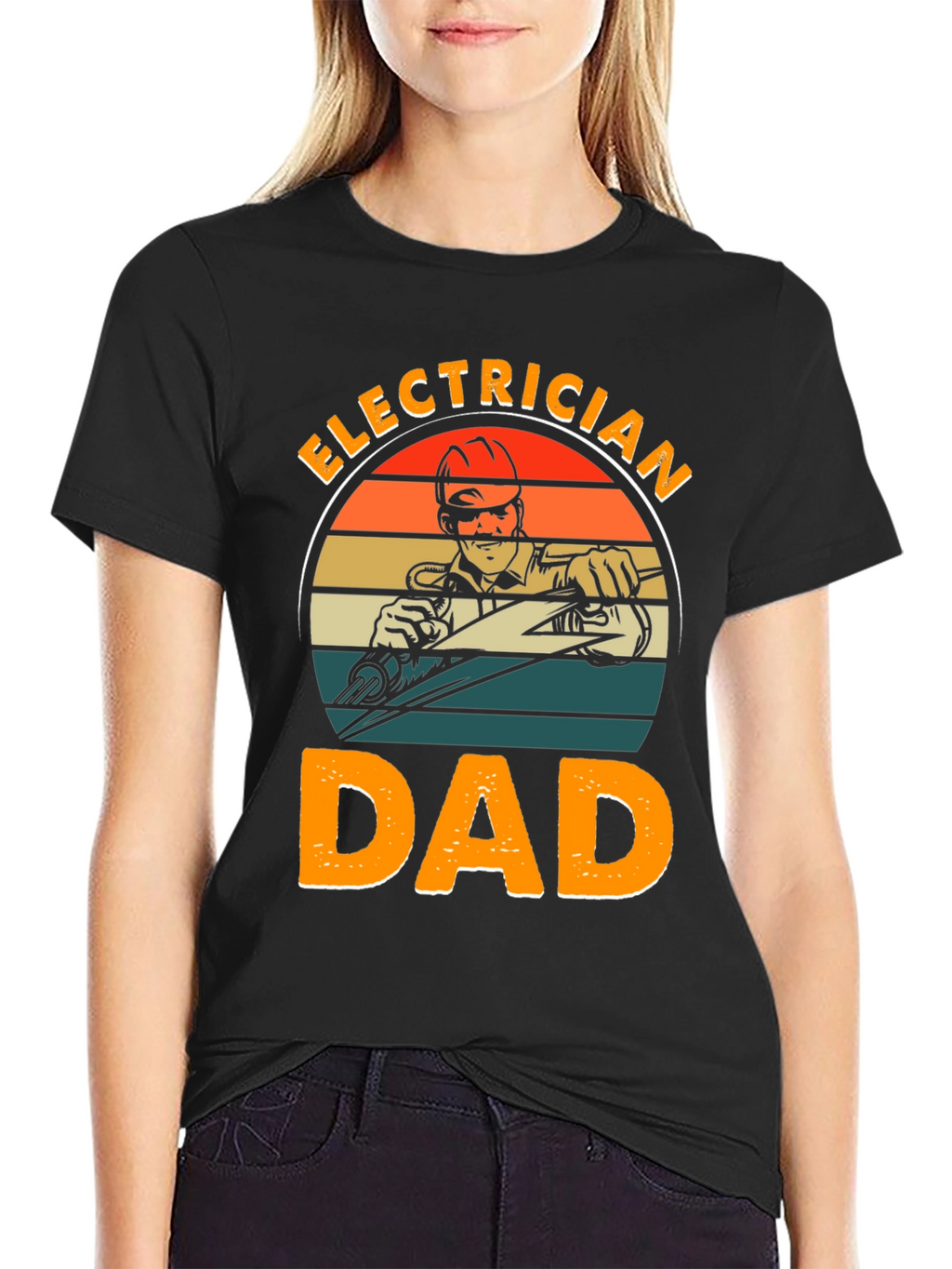 Electrician Dad Graphic T-Shirt