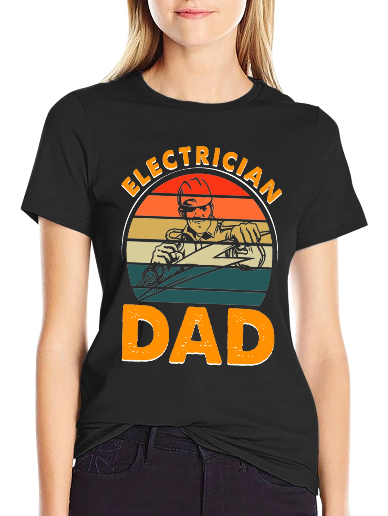 Electrician Dad Graphic T-Shirt