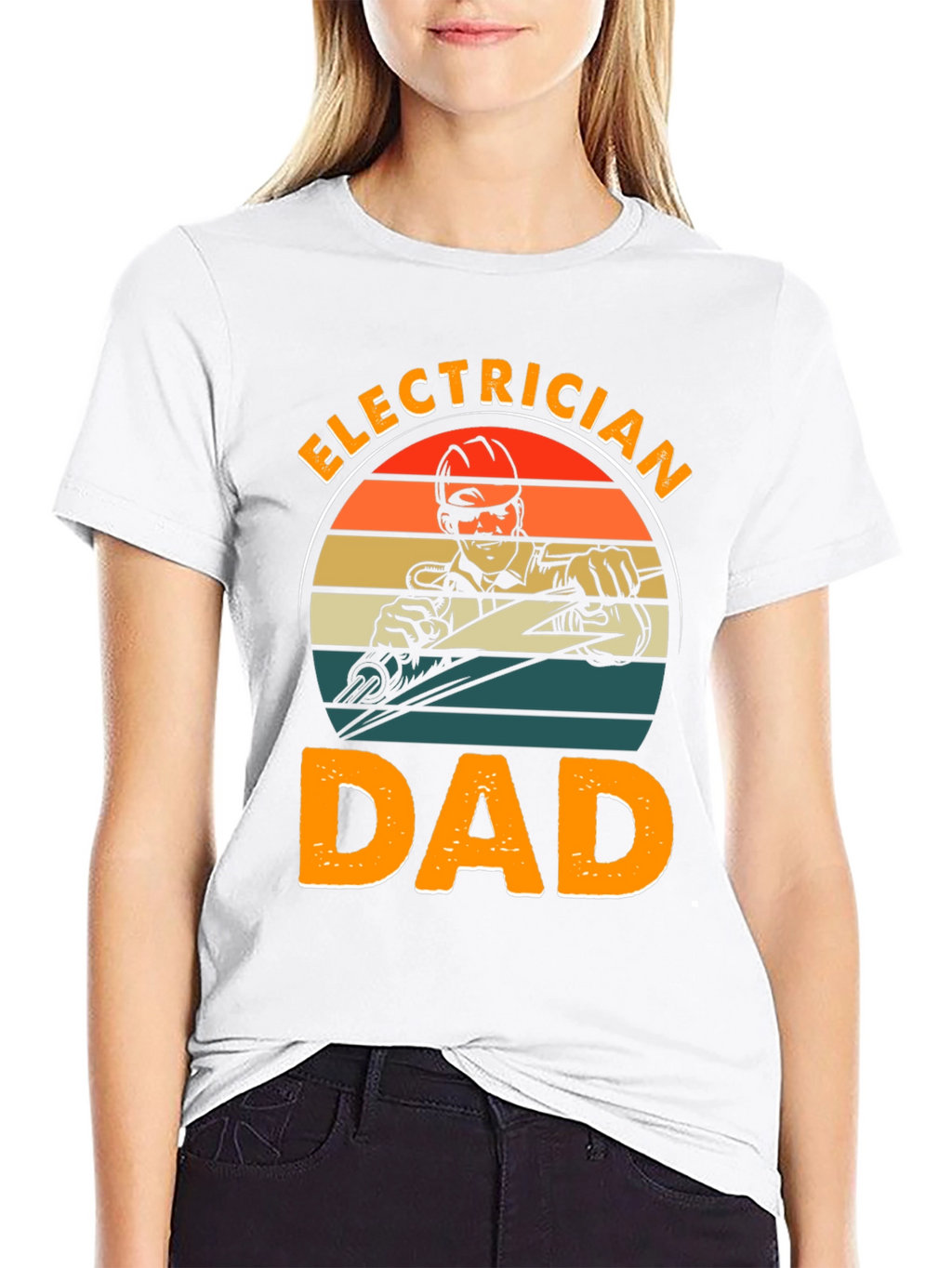 Electrician Dad Graphic T-Shirt
