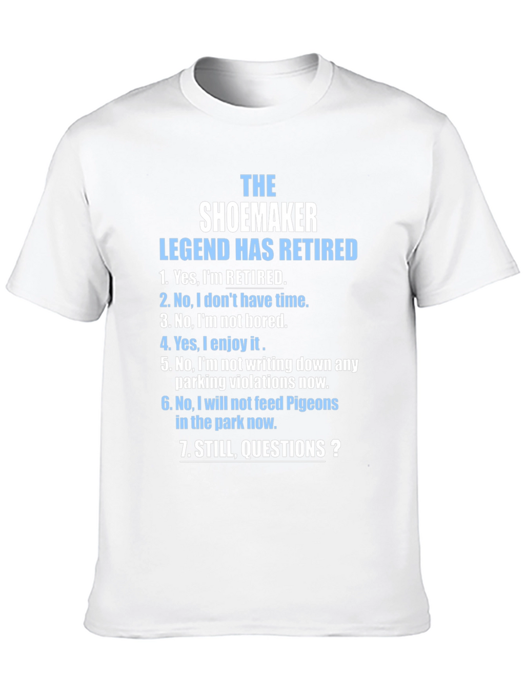 Retired Shoemaker Legend Black Graphic T-Shirt