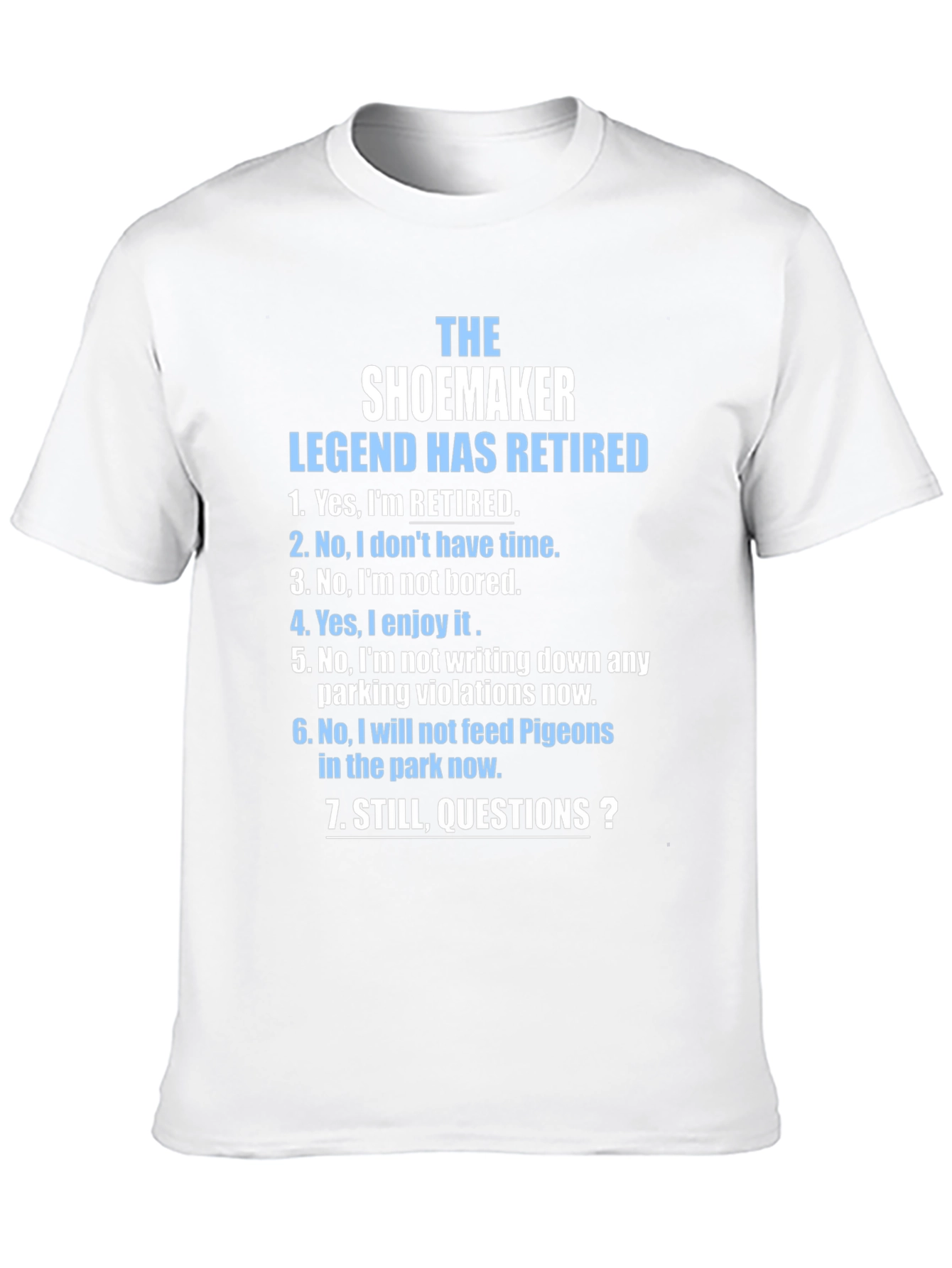 Retired Shoemaker Legend Black Graphic T-Shirt
