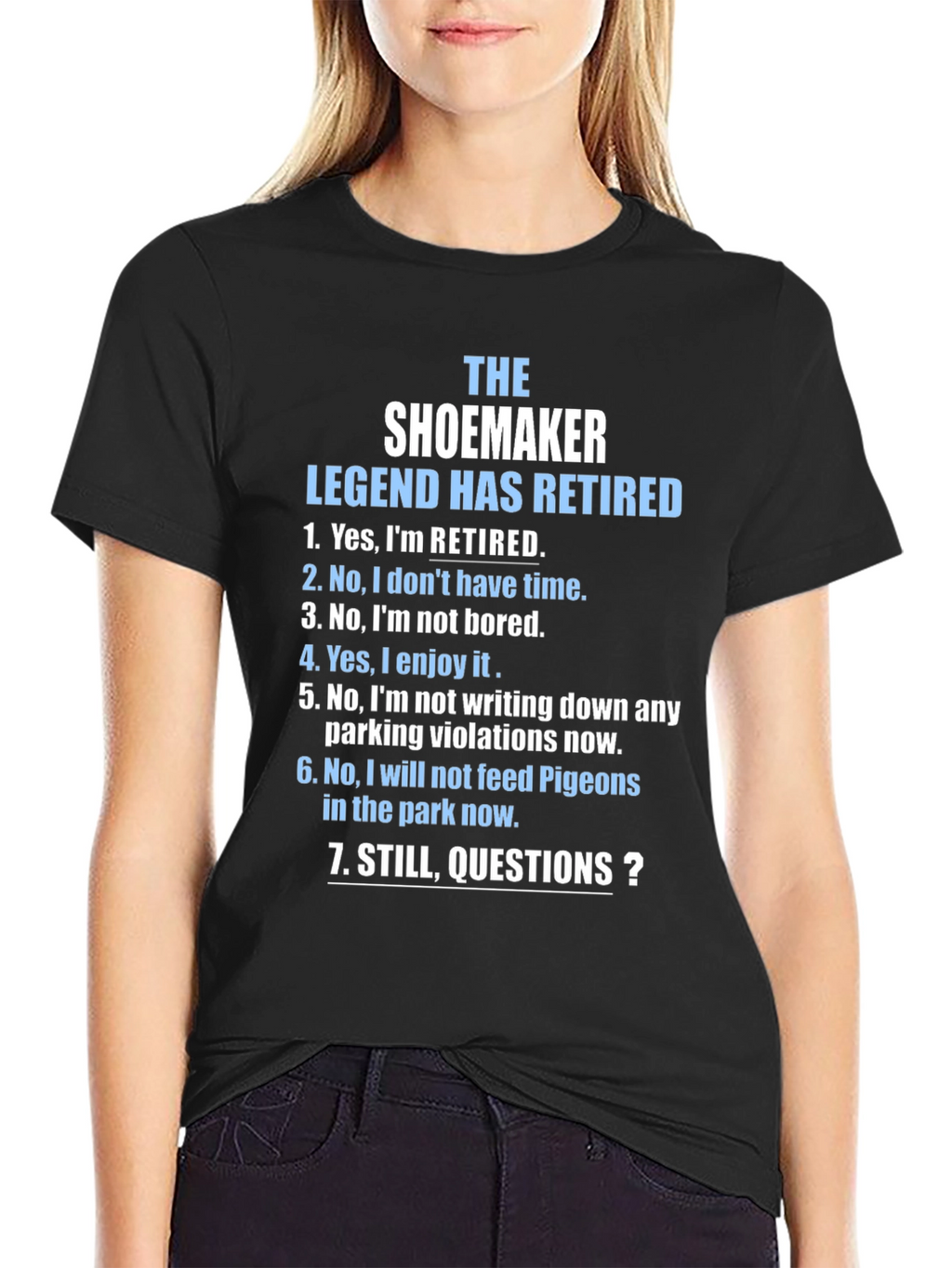 Retired Shoemaker Legend Black Graphic T-Shirt