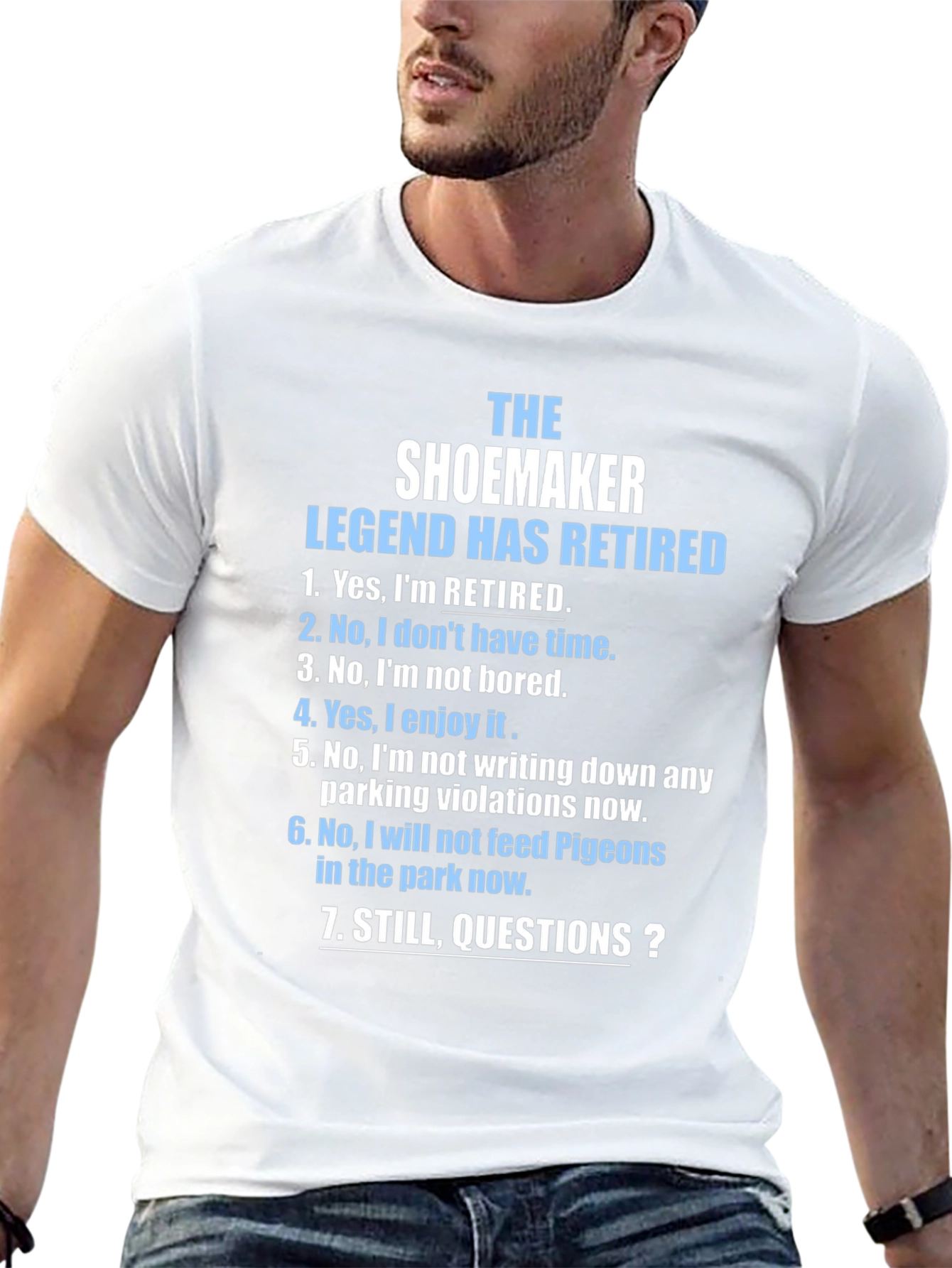 Retired Shoemaker Legend Black Graphic T-Shirt
