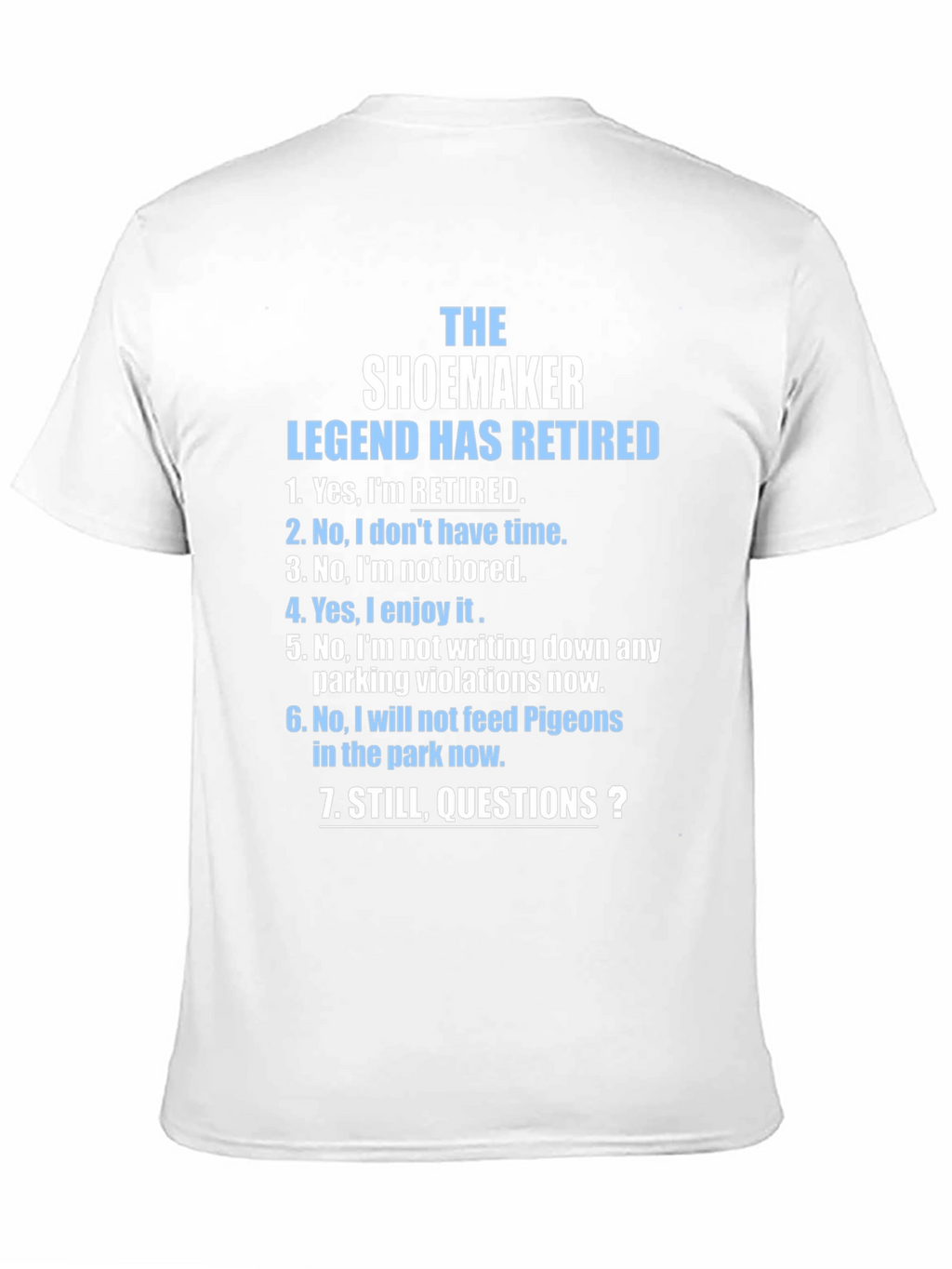 Retired Shoemaker Legend Black Graphic T-Shirt