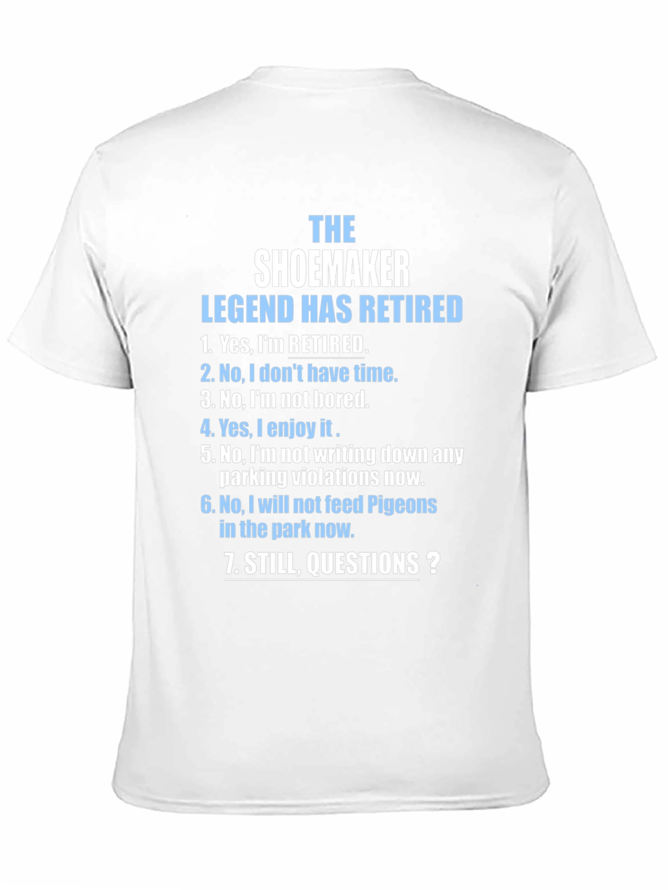 Retired Shoemaker Legend Black Graphic T-Shirt