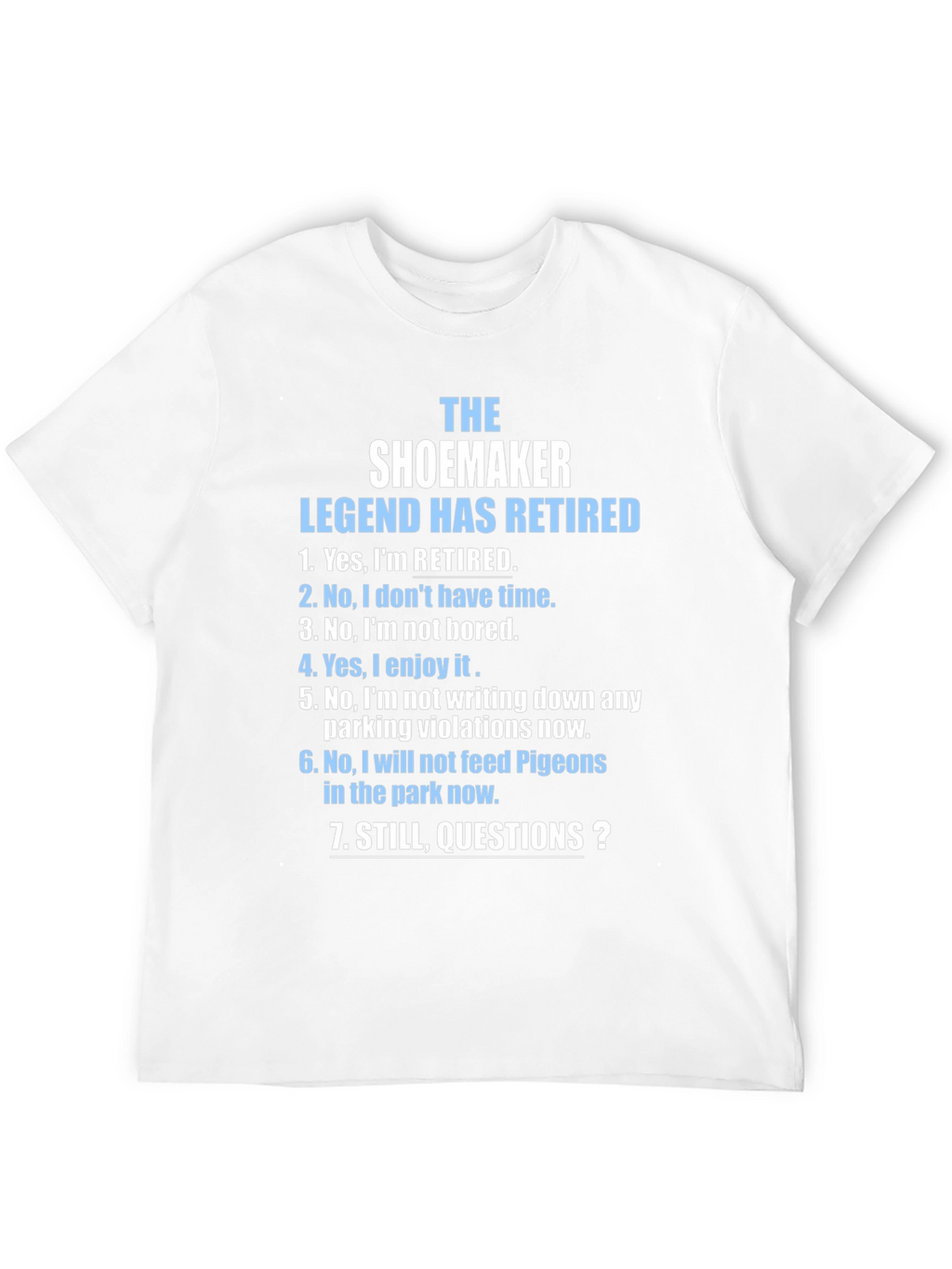 Retired Shoemaker Legend Black Graphic T-Shirt