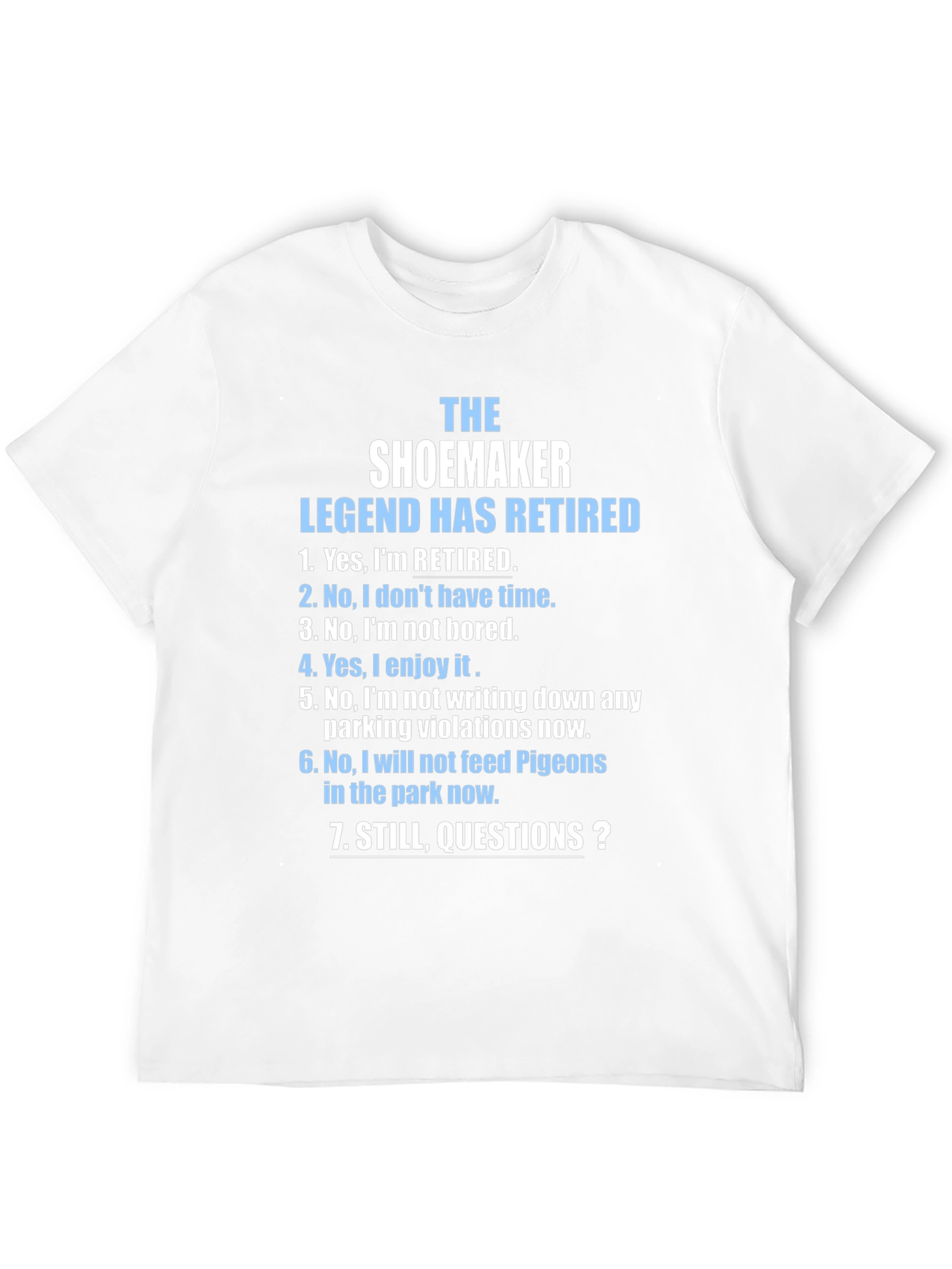 Retired Shoemaker Legend Black Graphic T-Shirt