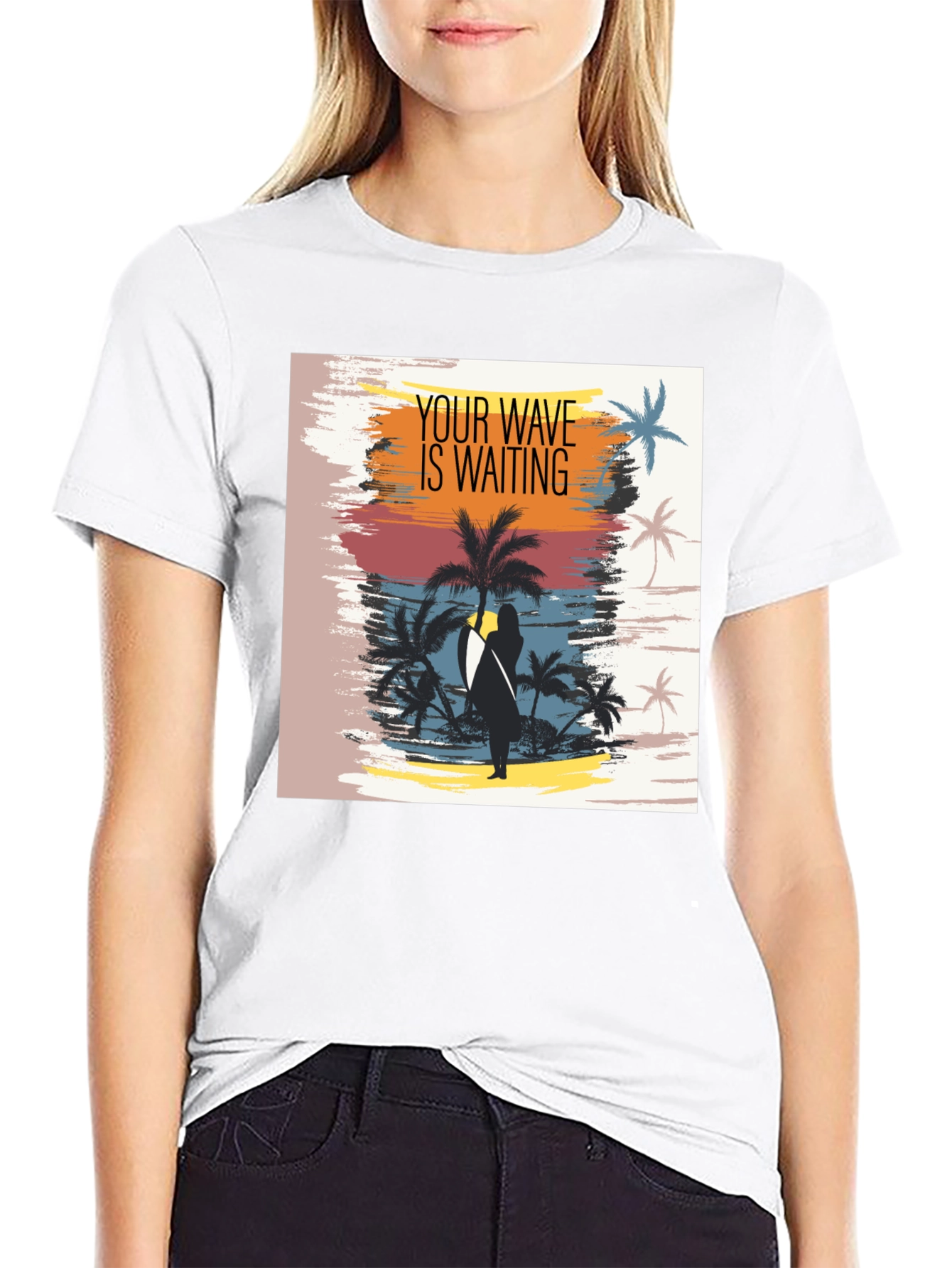Your Wave is Waiting Graphic T-Shirt
