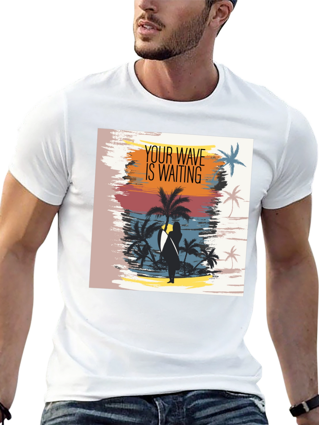 Your Wave is Waiting Graphic T-Shirt