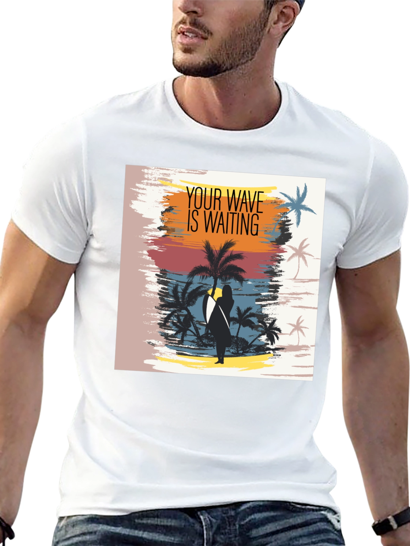 Your Wave is Waiting Graphic T-Shirt