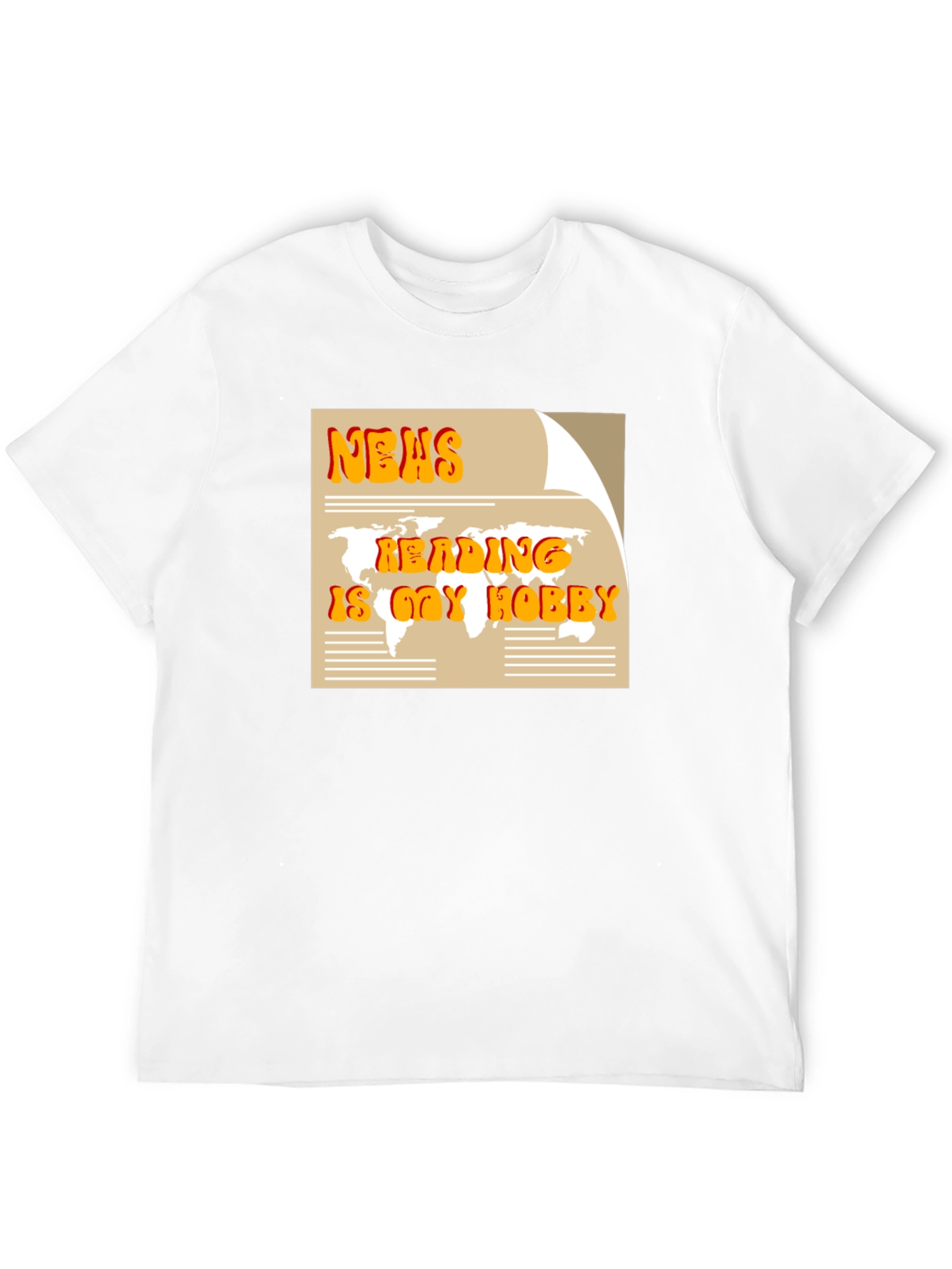 News Reading is My Hobby Graphic T-Shirt