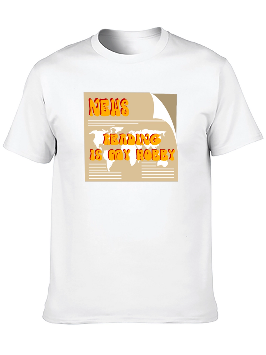News Reading is My Hobby Graphic T-Shirt
