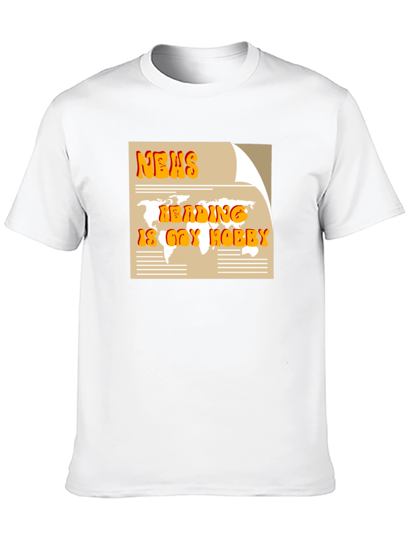 News Reading is My Hobby Graphic T-Shirt