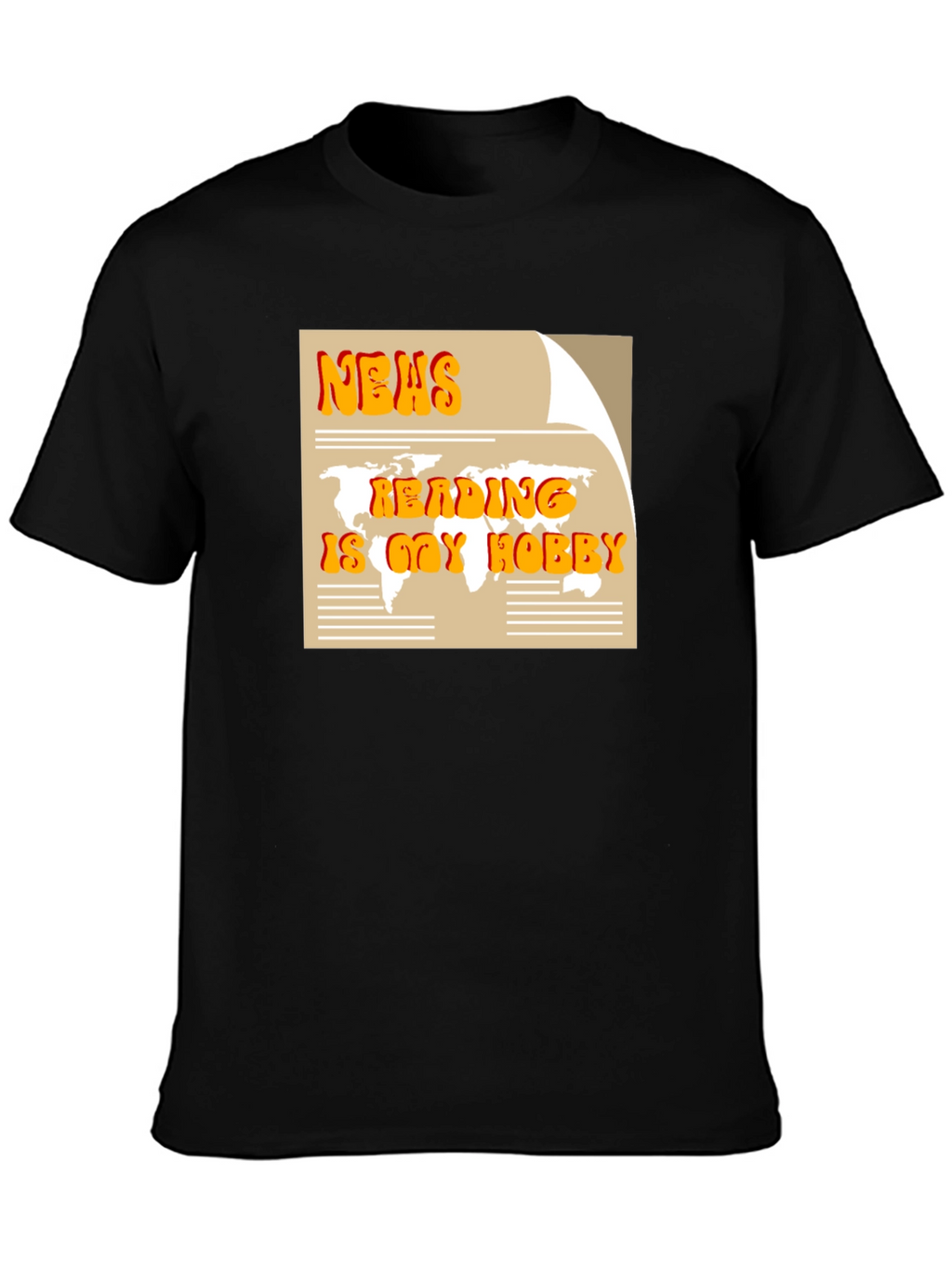 News Reading is My Hobby Graphic T-Shirt