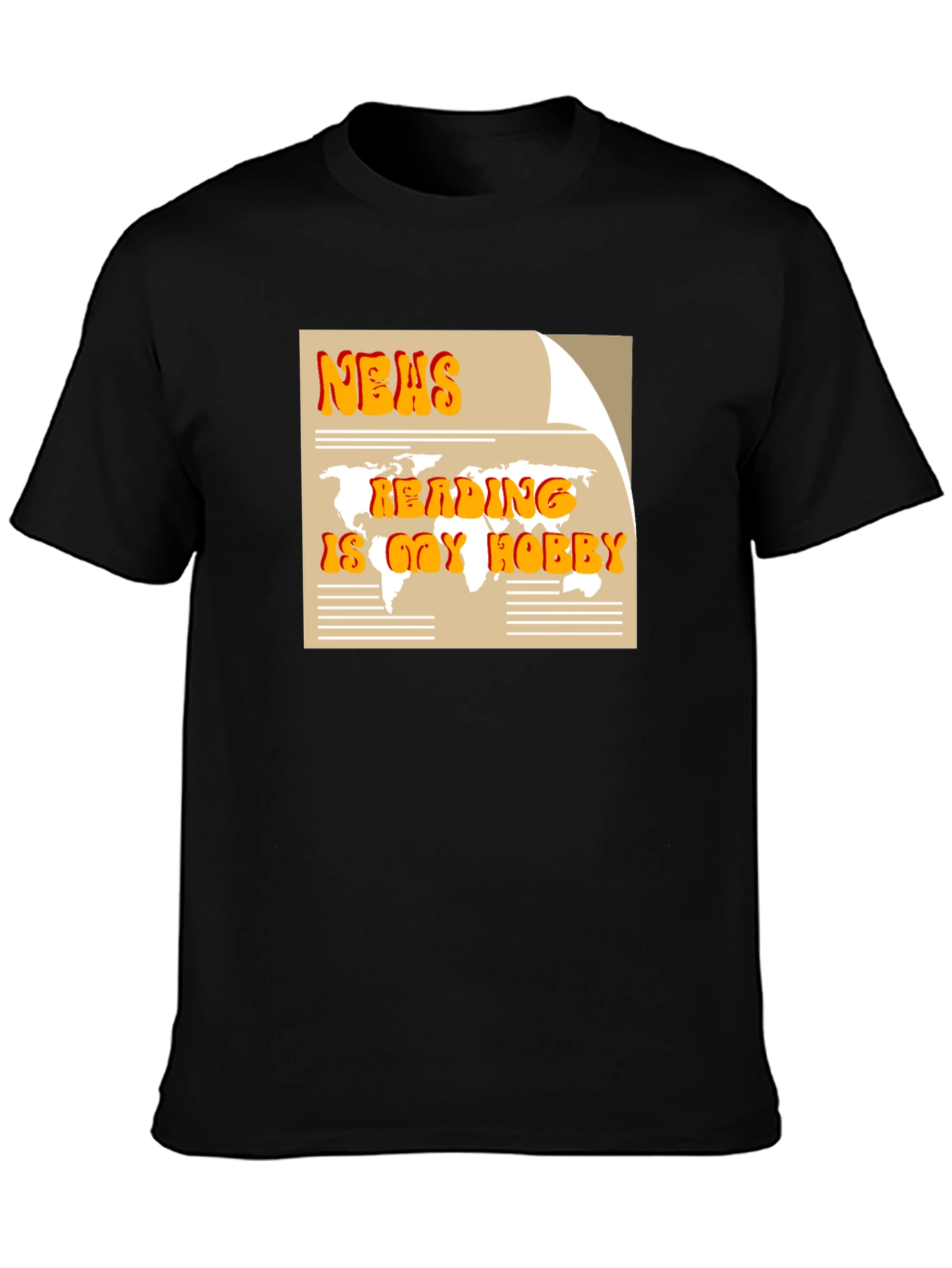 News Reading is My Hobby Graphic T-Shirt