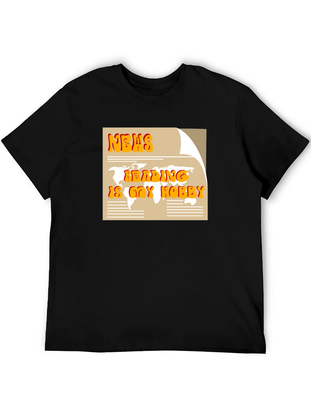 News Reading is My Hobby Graphic T-Shirt