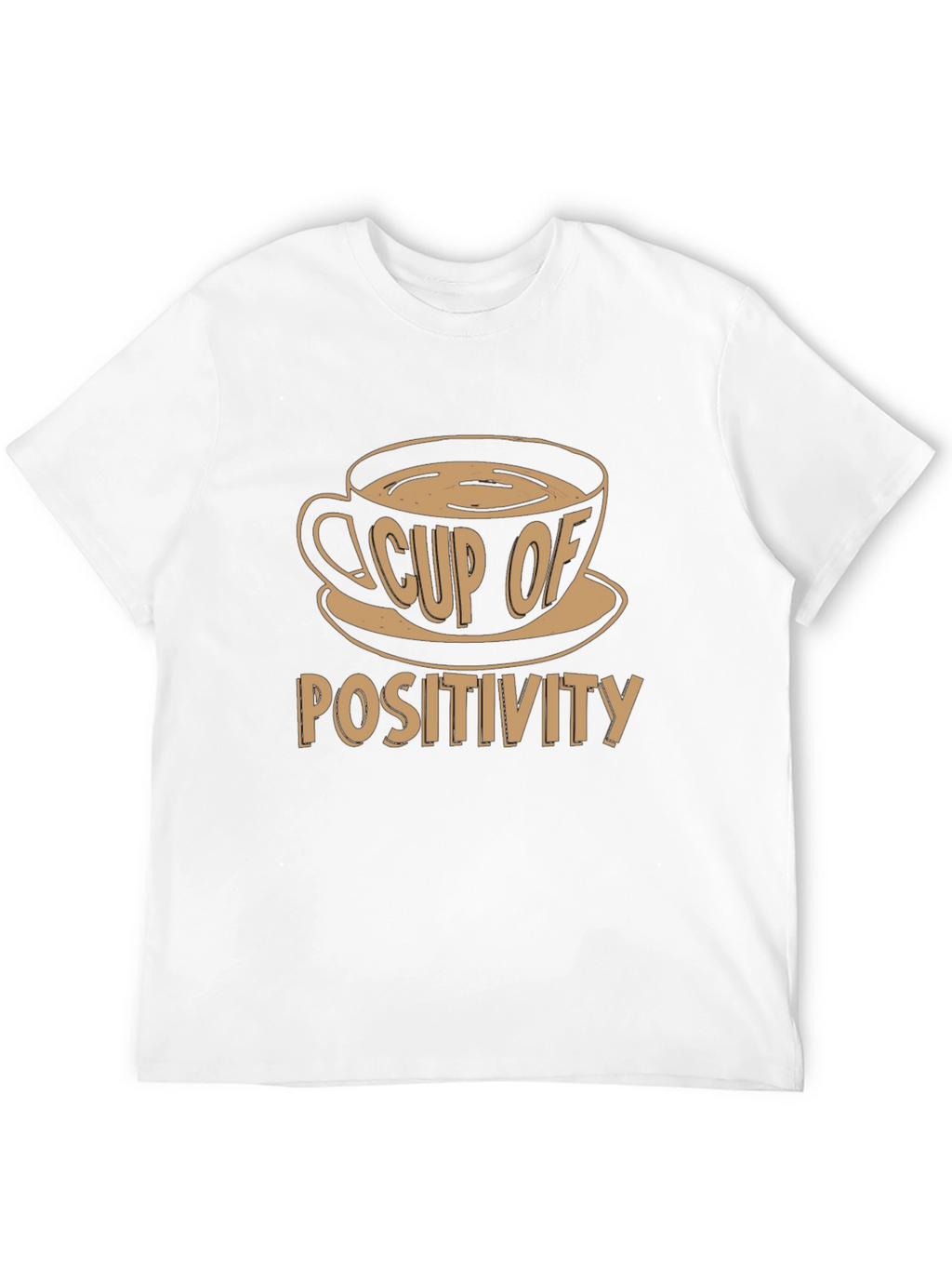 Cup of Positivity Graphic Tee - Motivational T-Shirt