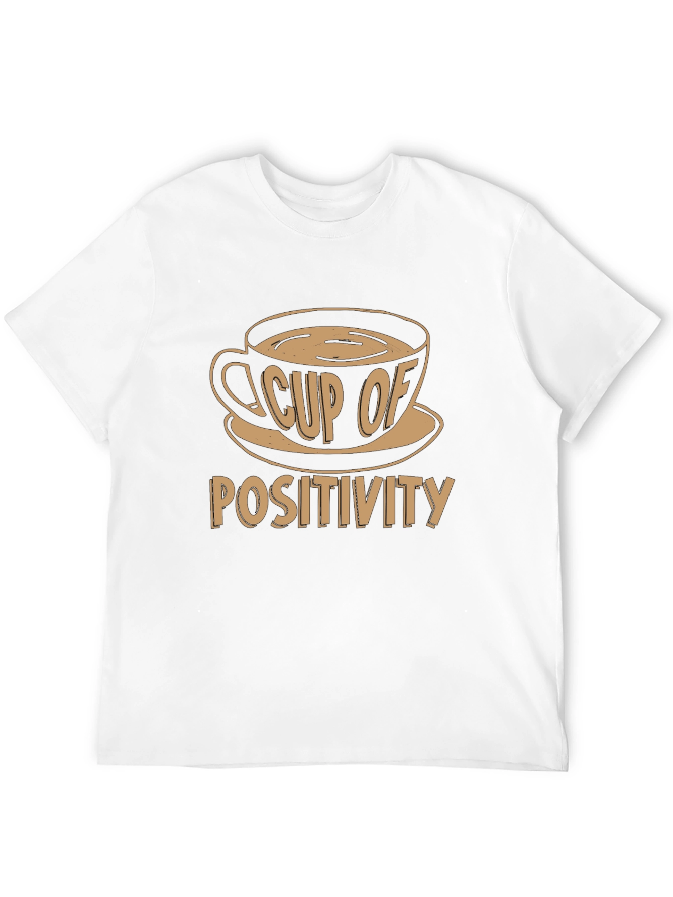 Cup of Positivity Graphic Tee - Motivational T-Shirt