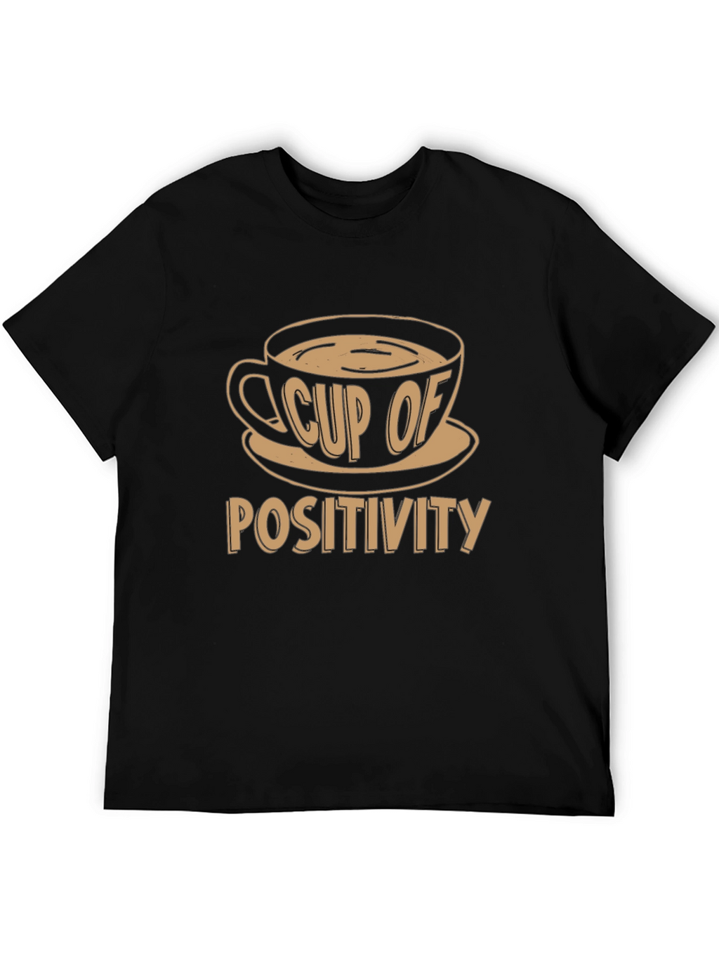 Cup of Positivity Graphic Tee - Motivational T-Shirt