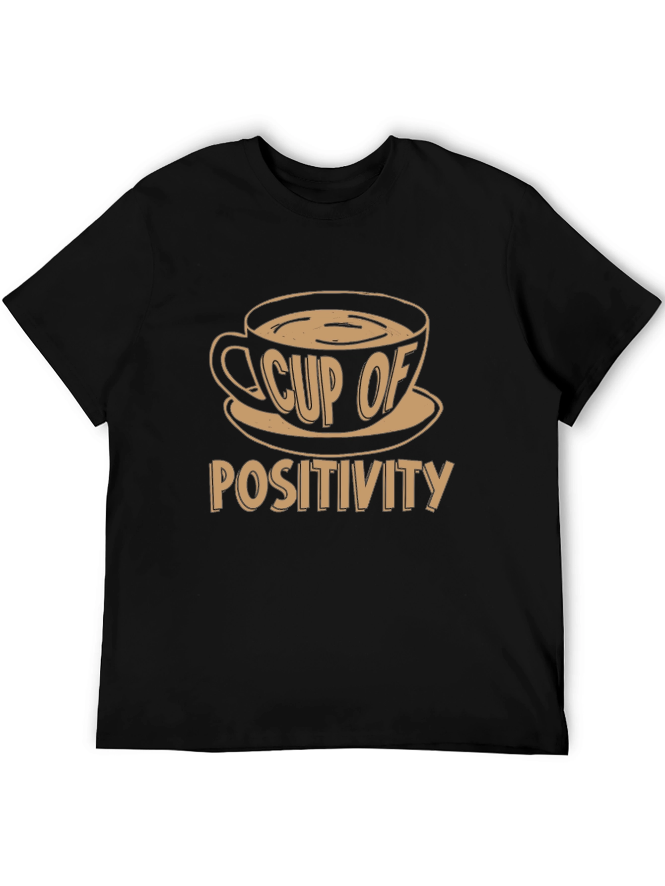 Cup of Positivity Graphic Tee - Motivational T-Shirt