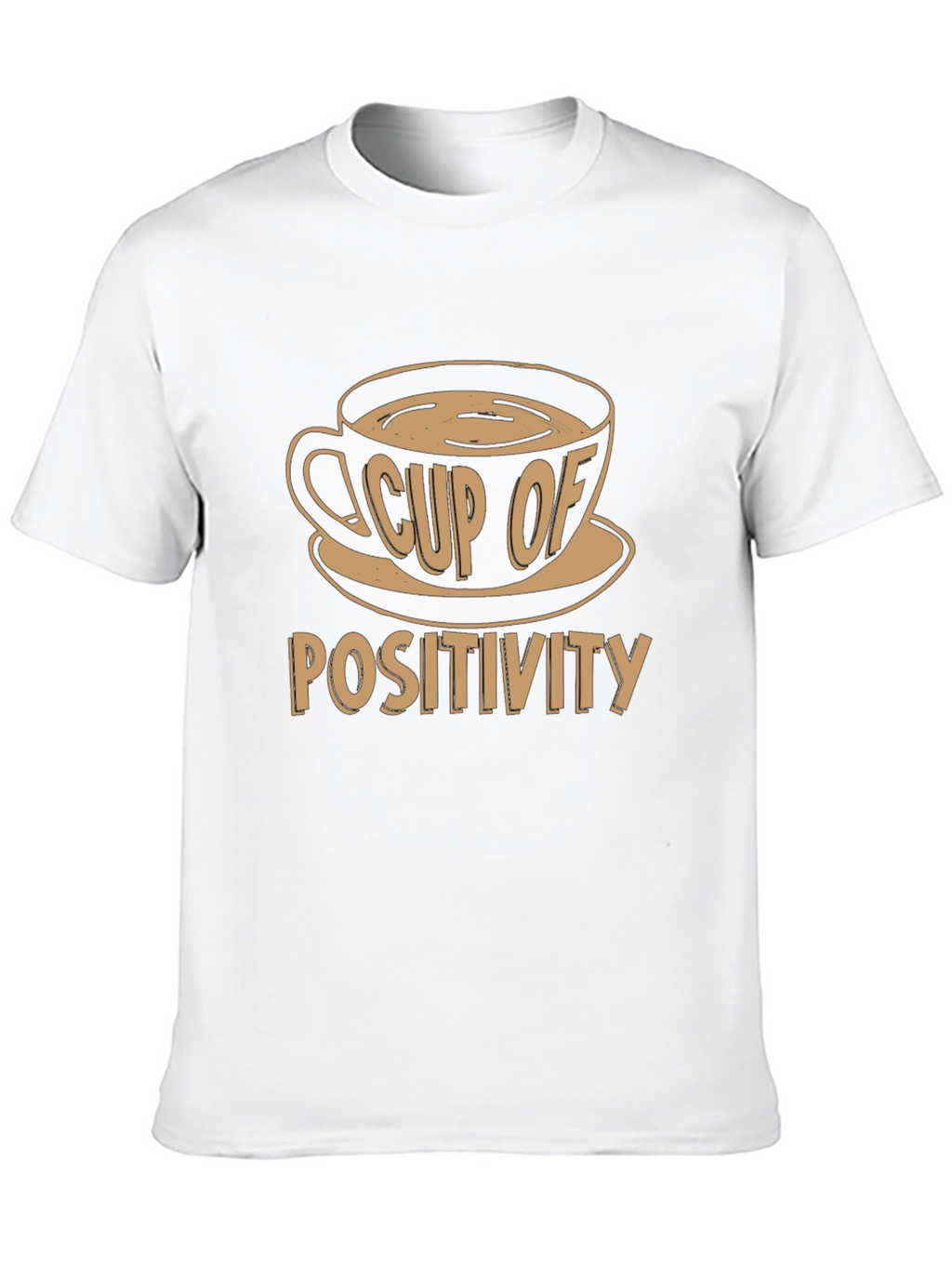 Cup of Positivity Graphic Tee - Motivational T-Shirt
