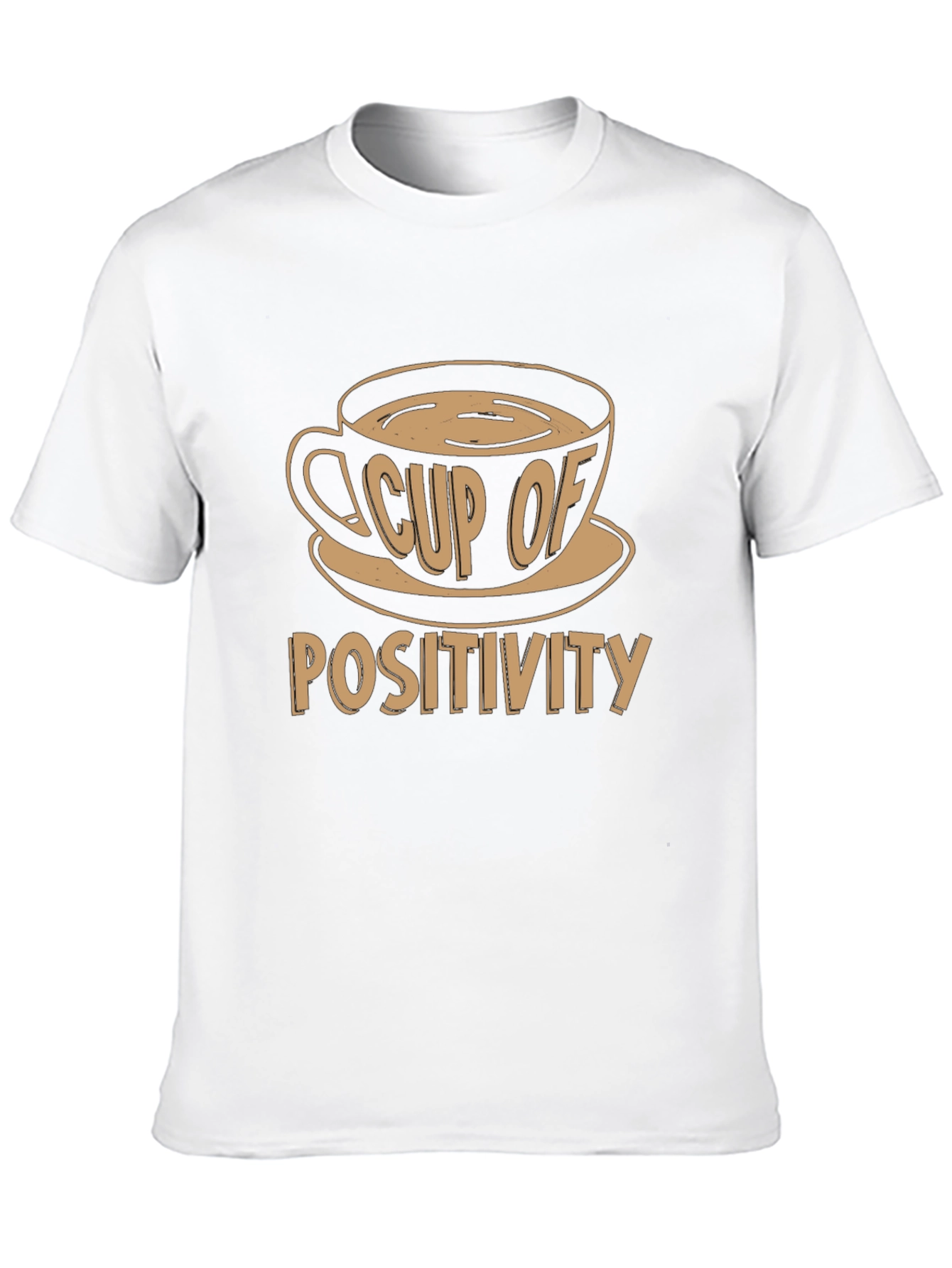 Cup of Positivity Graphic Tee - Motivational T-Shirt