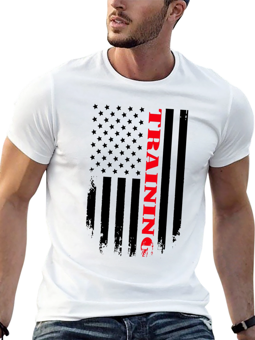 American Flag Training T-Shirt