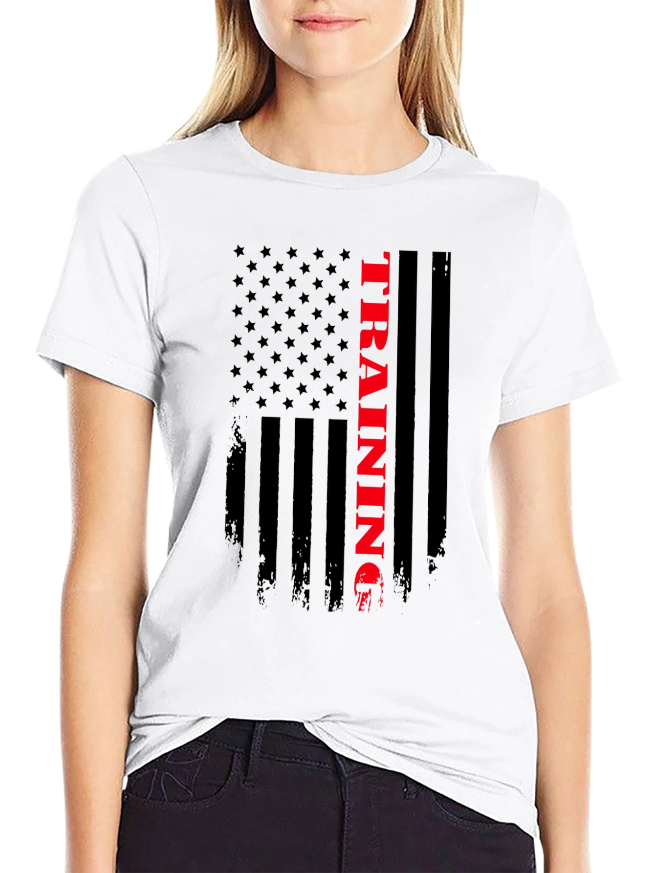 American Flag Training T-Shirt