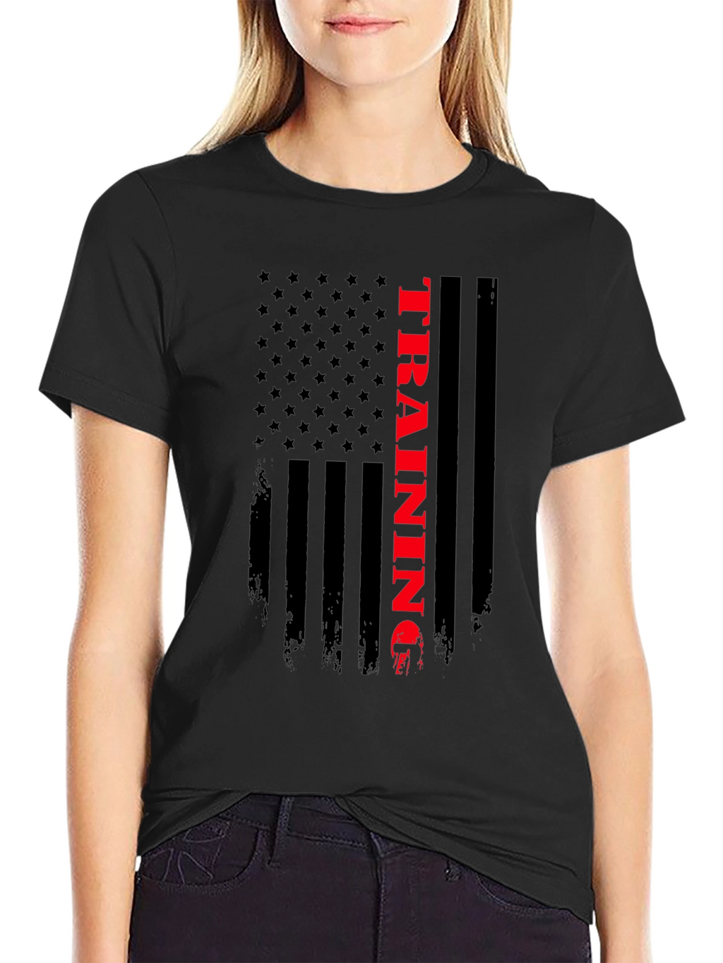 American Flag Training T-Shirt