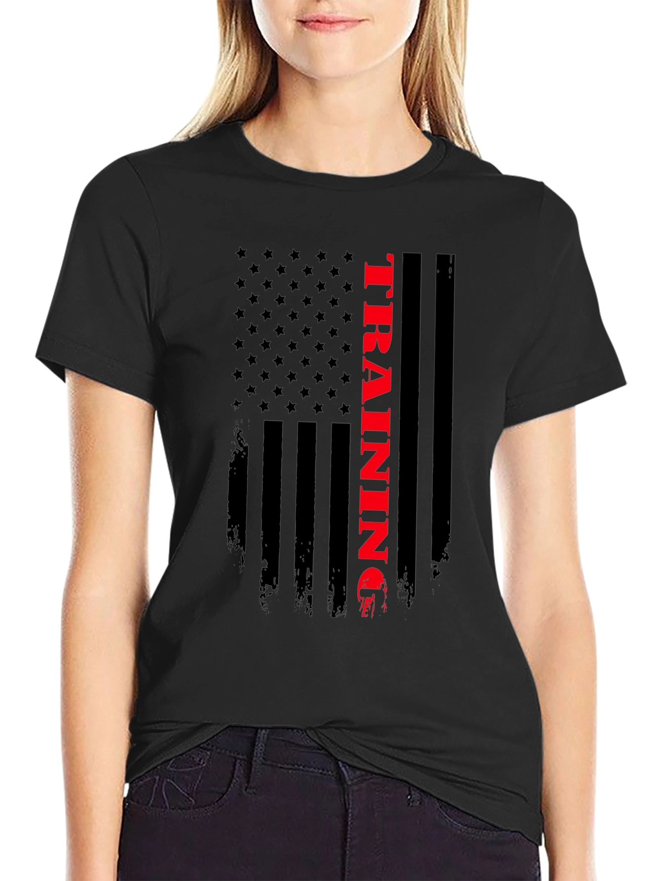 American Flag Training T-Shirt