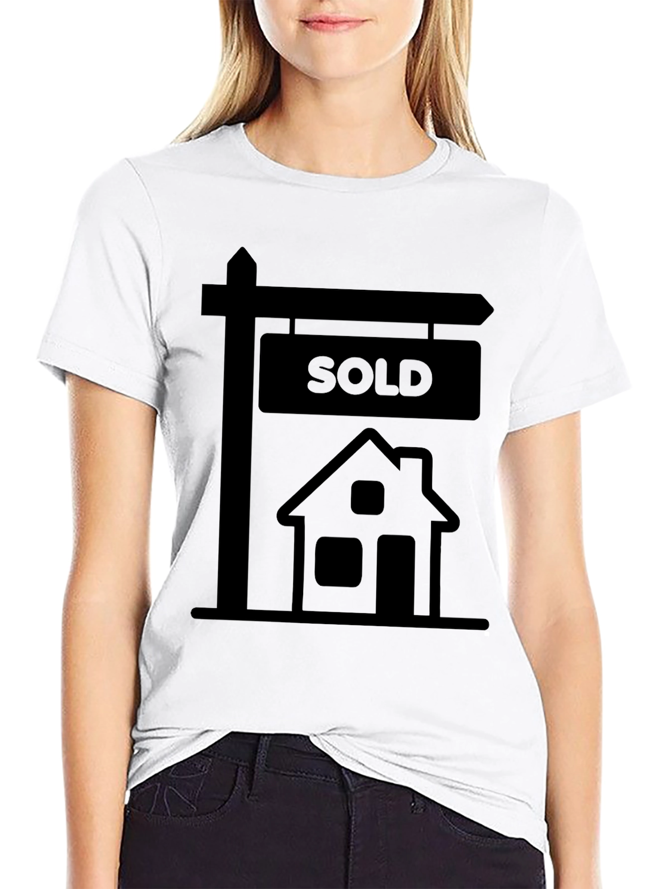 Sold House Graphic T-Shirt - Real Estate Tee