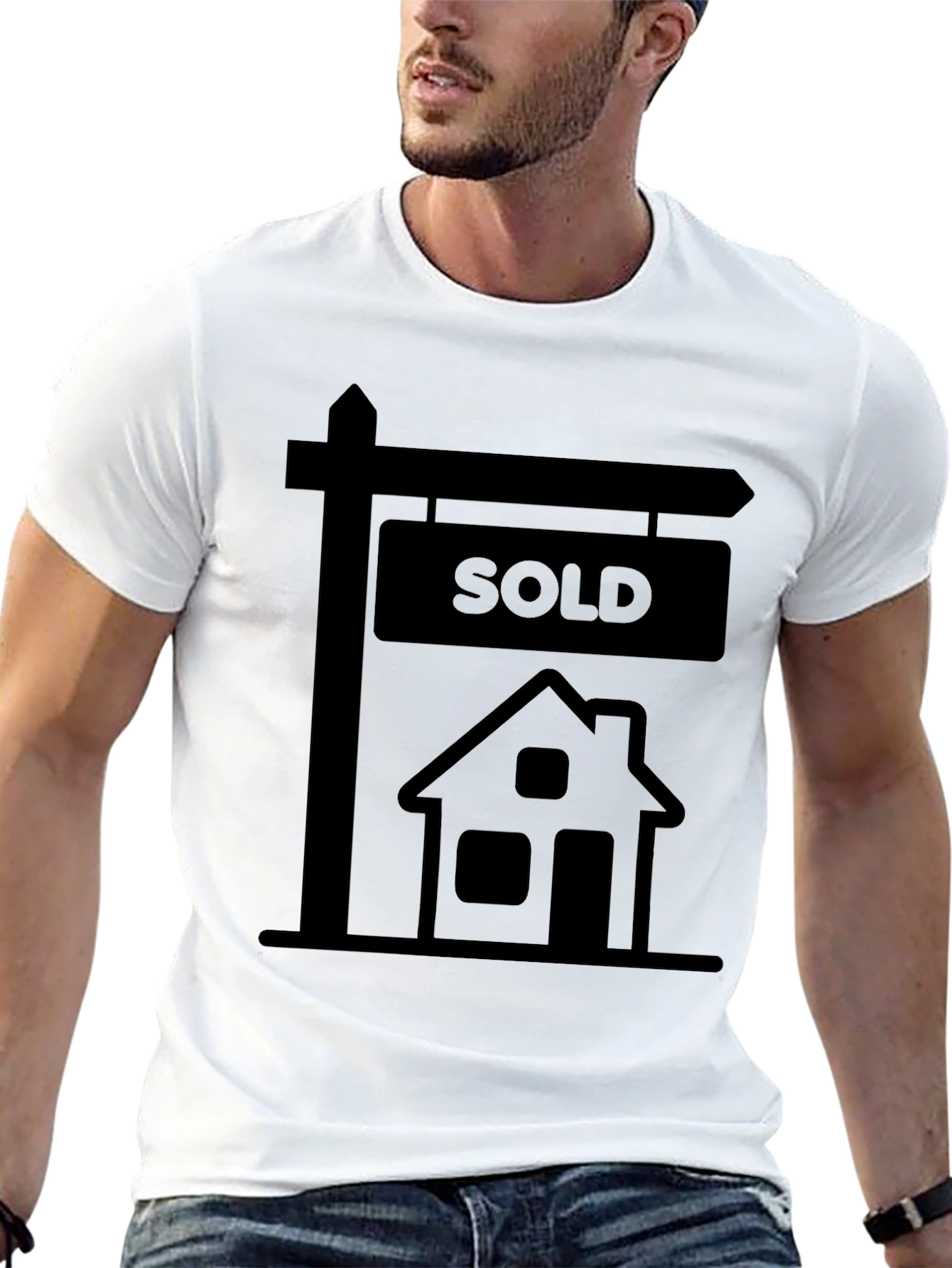 Sold House Graphic T-Shirt - Real Estate Tee