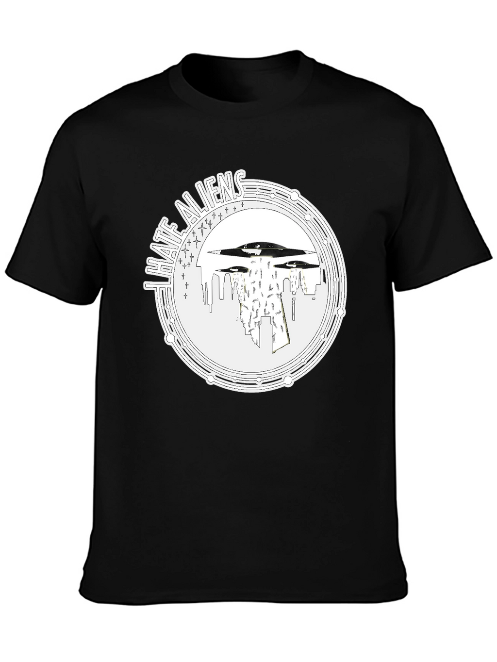 I Hate Aliens UFO T-Shirt