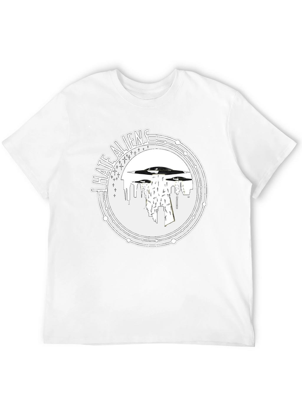 I Hate Aliens UFO T-Shirt