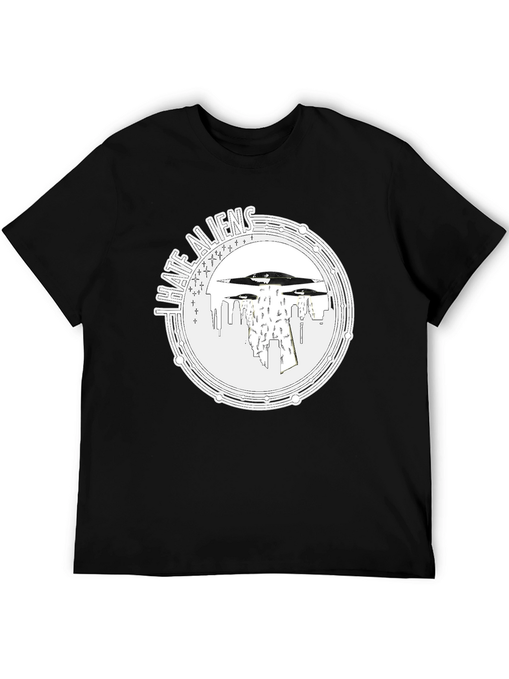 I Hate Aliens UFO T-Shirt
