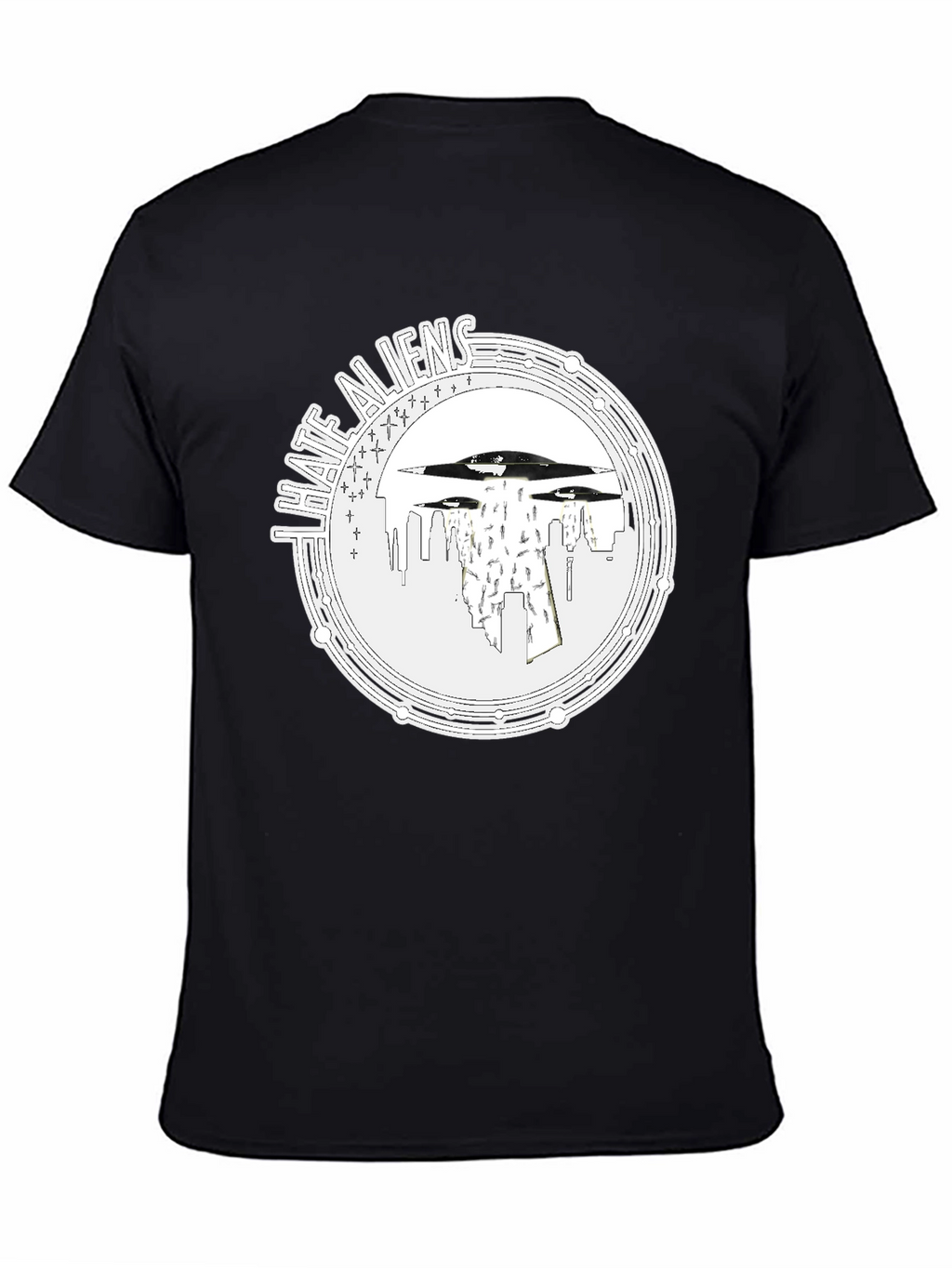 I Hate Aliens UFO T-Shirt