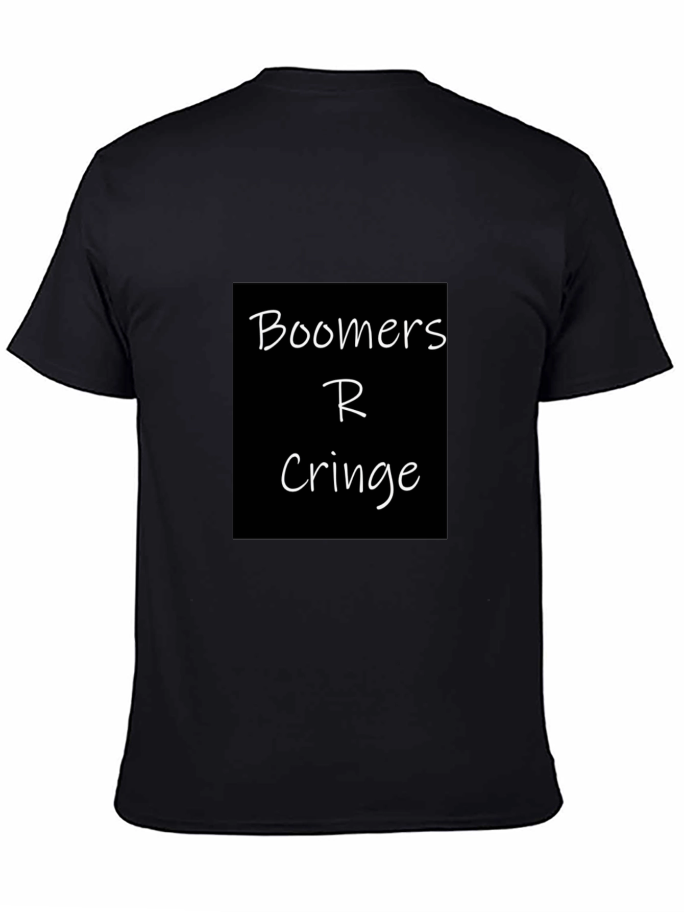 Boomers R Cringe Black T-Shirt