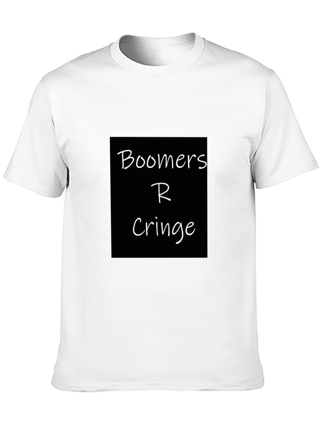 Boomers R Cringe Black T-Shirt