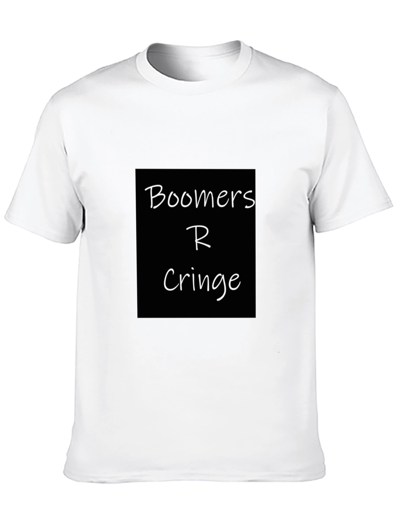 Boomers R Cringe Black T-Shirt