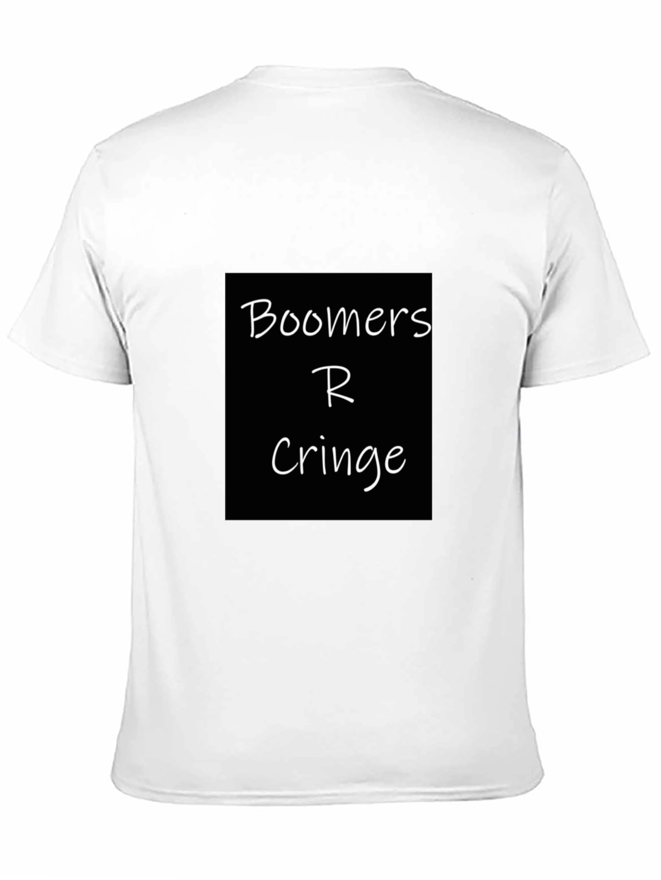 Boomers R Cringe Black T-Shirt