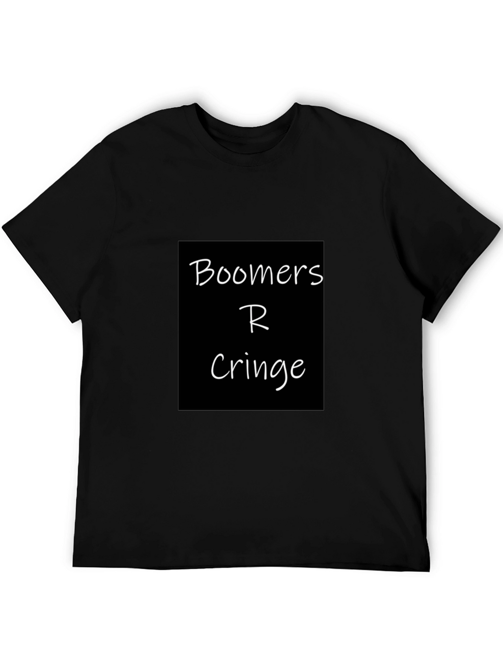 Boomers R Cringe Black T-Shirt