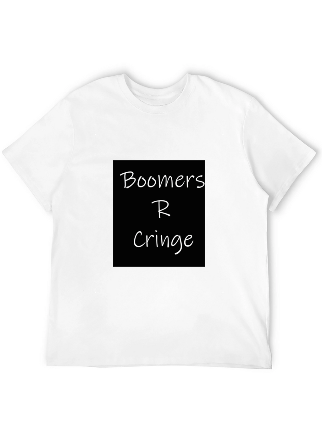 Boomers R Cringe Black T-Shirt