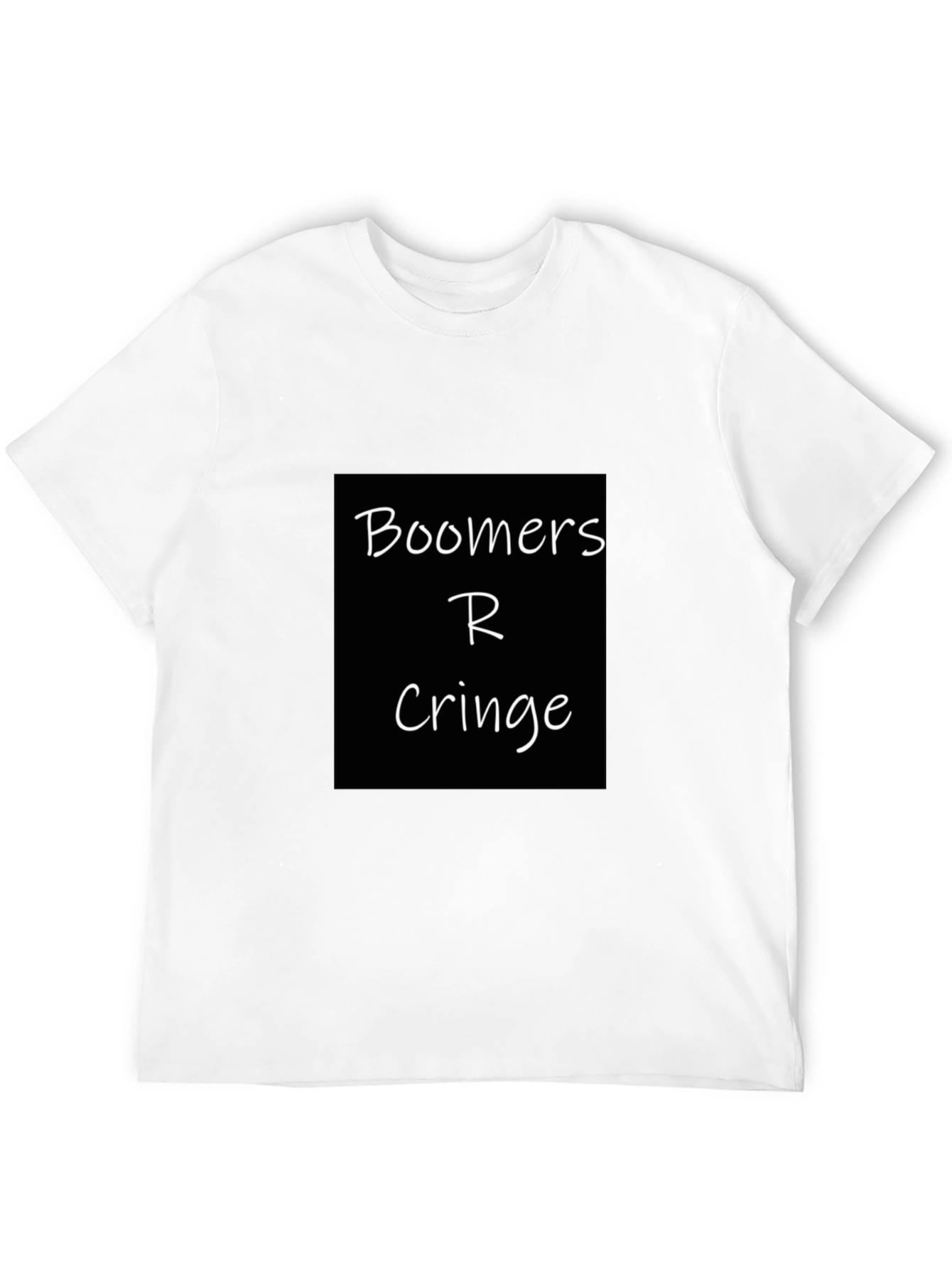 Boomers R Cringe Black T-Shirt