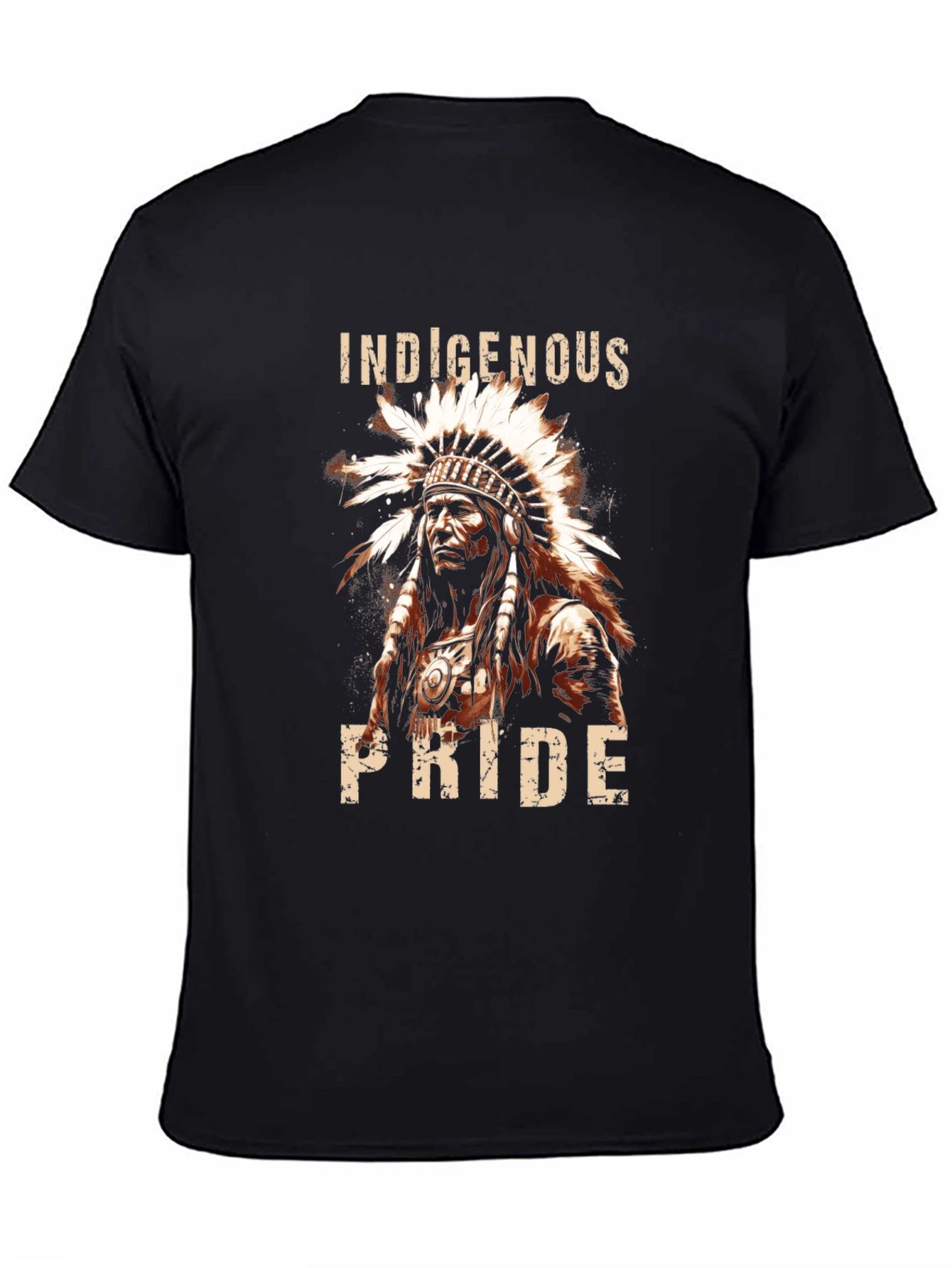 Indigenous Pride Graphic Tee - Black