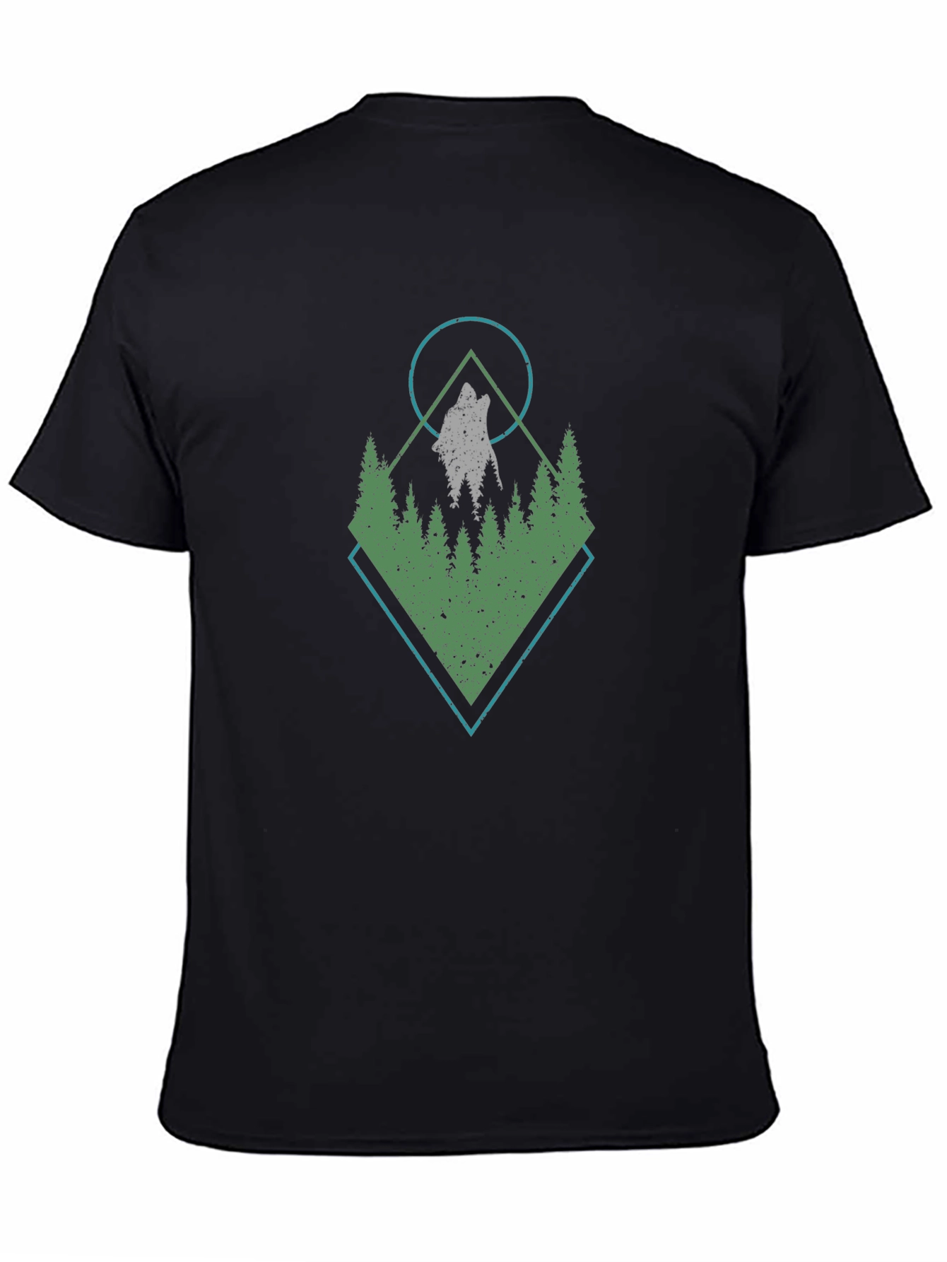 Wolf & Woods Graphic Tee - Black T-Shirt